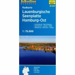 RADKARTE LAUENBURGISCHE SEENPLATTE HAMBURG OST (RK-SH07) - Fahrradkarte^ Fahrradkarten|Fahrradkarten