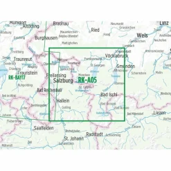 Fahrradkarten|Fahrradkarten*RADKARTE SALZKAMMERGUT - SALZBURGER SEENLAND (RK-A05) - Fahrradkarte