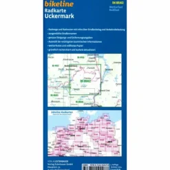 Fahrradkarten|Fahrradkarten*RADKARTE UCKERMARK (RK-BRA02) - Fahrradkarte