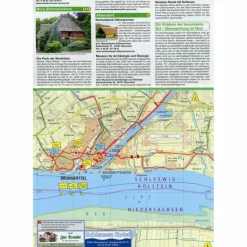 Fahrradkarten|Fahrradkarten*RADROUTE NORD-OSTSEE-KANAL 1 : 50 000 - Fahrradkarte