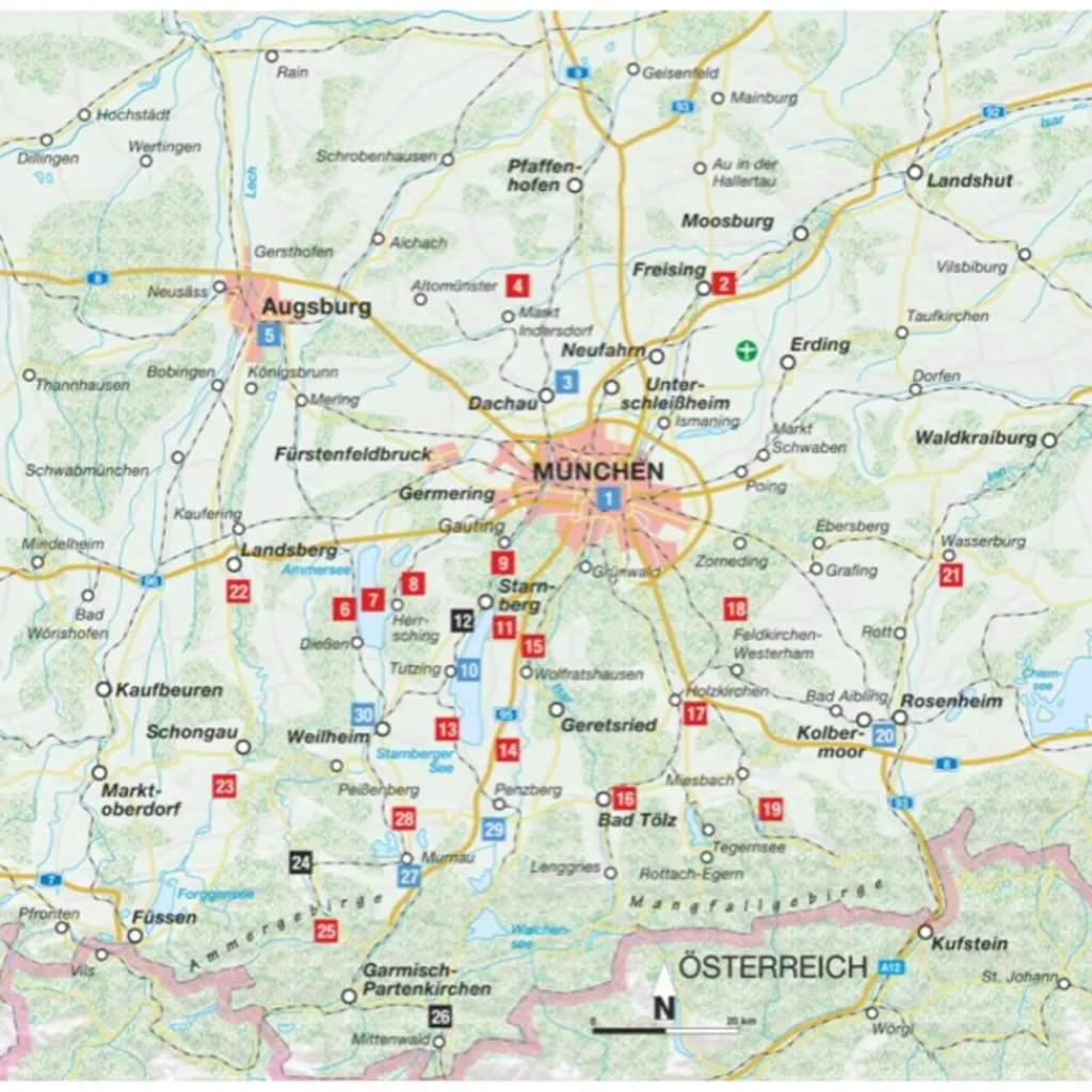 Radwanderführer Und Mountainbikeführer*RADTOUREN AM WASSER MÜNCHEN - Radwanderführer