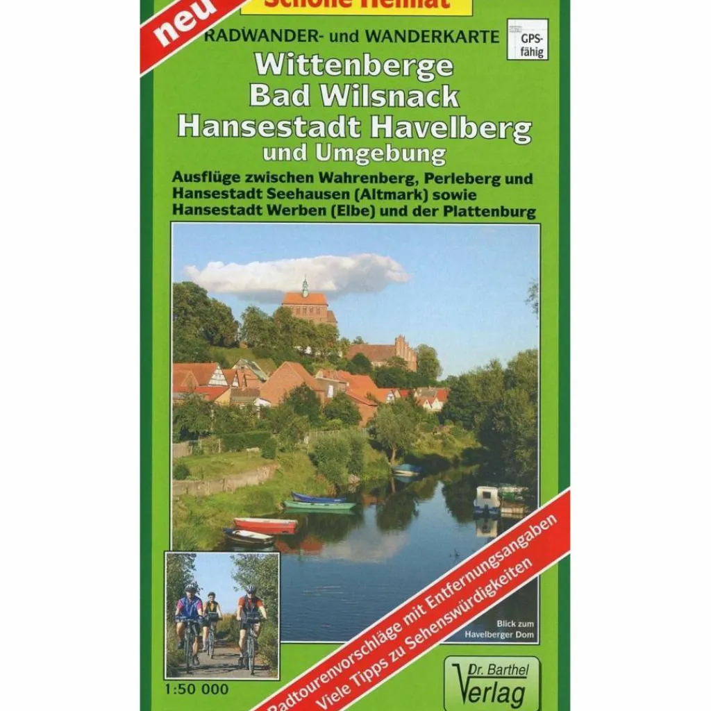 Fahrradkarten|Wanderkarten Und Winterkarten*RADWANDER- UND WANDERKARTE WITTENBERGE - Wanderkarte