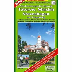 Fahrradkarten|Wanderkarten Und Winterkarten*RADWANDER- UND WANDERKARTE MECKLENBURGISCHE SCHWEIZ, TETEROW
