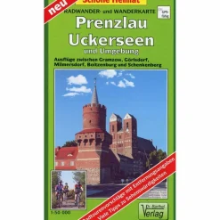 RADWANDER- UND WANDERKARTE PRENZLAU, UCKERSEEN - Wanderkarte^ Fahrradkarten|Wanderkarten Und Winterkarten