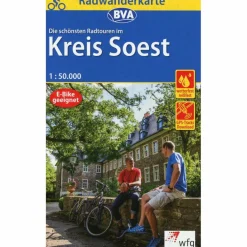 RADWANDERKARTE BVA DIE SCHÖNSTEN RADTOUREN IM KREIS SOEST - Fahrradkarte^ Fahrradkarten|Fahrradkarten