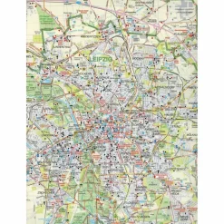 RADWANDERKARTE LEIPZIG UND UMGEBUNG - Fahrradkarte^ Fahrradkarten|Fahrradkarten