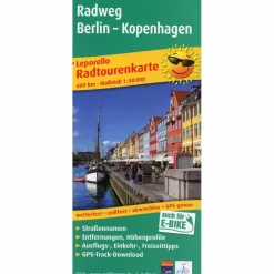 RADWEG BERLIN - KOPENHAGEN 1 : 50 000 - Fahrradkarte^ Fahrradkarten|Fahrradkarten