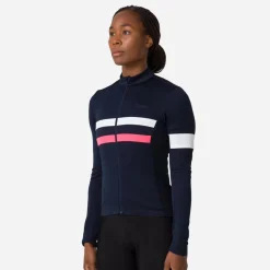 Rapha WOMEN'S BREVET LONG SLEEVE JERSEY Damen - Fahrradtrikot^Damen Shirts Und Tops