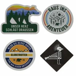 REFLECTIVE Berlin Reflektierendes Zubehör|Fahrradzubehör*REFLECTIVE 4ER GLOBETROTTER LOGO SET - Fahrradzubehör