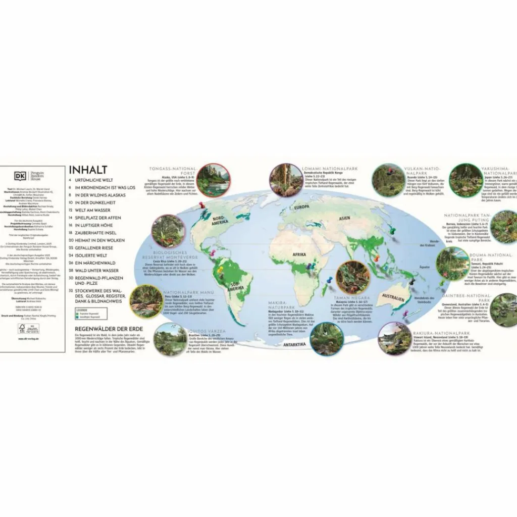 Kinder Naturratgeber Und Sachbücher|Kinderbücher Und Jugendbücher*REGENWALD - Kinderbuch