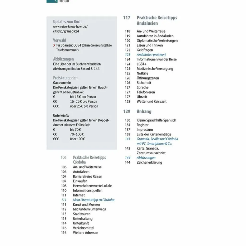 Reiseführer Südeuropa*REISE KNOW-HOW CITYTRIP GRANADA, SEVILLA, CÓRDOBA - Reiseführer
