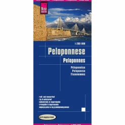 Straßenkarten|Straßenkarten*REISE KNOW-HOW LANDKARTE PELOPONNESE / PELOPONNES - Straßenkarte