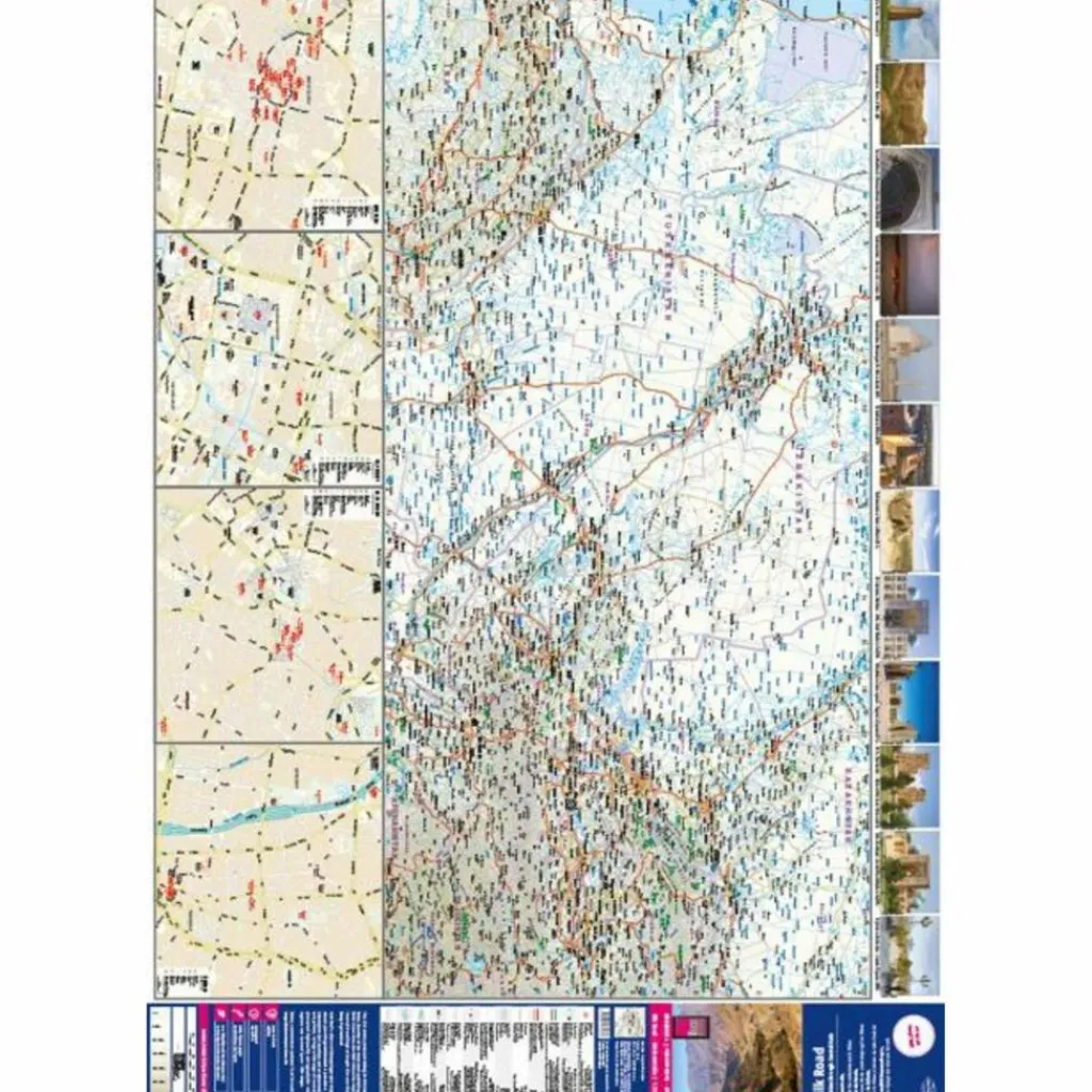 REISE KNOW-HOW LANDKARTE SEIDENSTRAßE (1:2.000.000) - Straßenkarte^ Straßenkarten|Straßenkarten