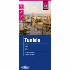 REISE KNOW-HOW LANDKARTE TUNESIEN / TUNISIA (1:600.000) - Straßenkarte^ Straßenkarten|Straßenkarten