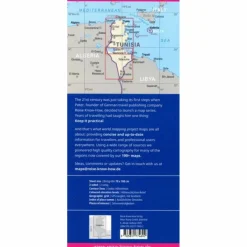 REISE KNOW-HOW LANDKARTE TUNESIEN / TUNISIA (1:600.000) - Straßenkarte^ Straßenkarten|Straßenkarten