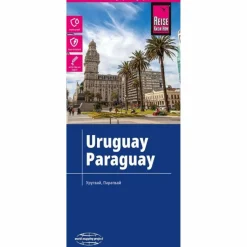 REISE KNOW-HOW LANDKARTE URUGUAY, PARAGUAY (1:1.200.000) - Karte^ Straßenkarten|Straßenkarten