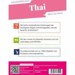 REISE KNOW-HOW THAI - WORT FÜR WORT - Sprachführer^ Sprachführer