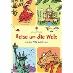 Kinder Naturratgeber Und Sachbücher|Kinderreisespiele Und Spielzeug*REISE UM DIE WELT - Kinderbuch