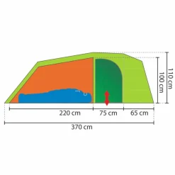 Rejka ANTAO II LIGHT XL UL - Tunnelzelt^ 2-Personen-Zelte|3-Jahreszeiten-Zelte