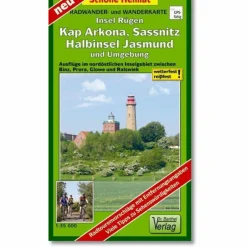RÜGEN, KAP ARKONA, SASSNITZ, HALBINSEL J - Wanderkarte^ Fahrradkarten|Wanderkarten Und Winterkarten