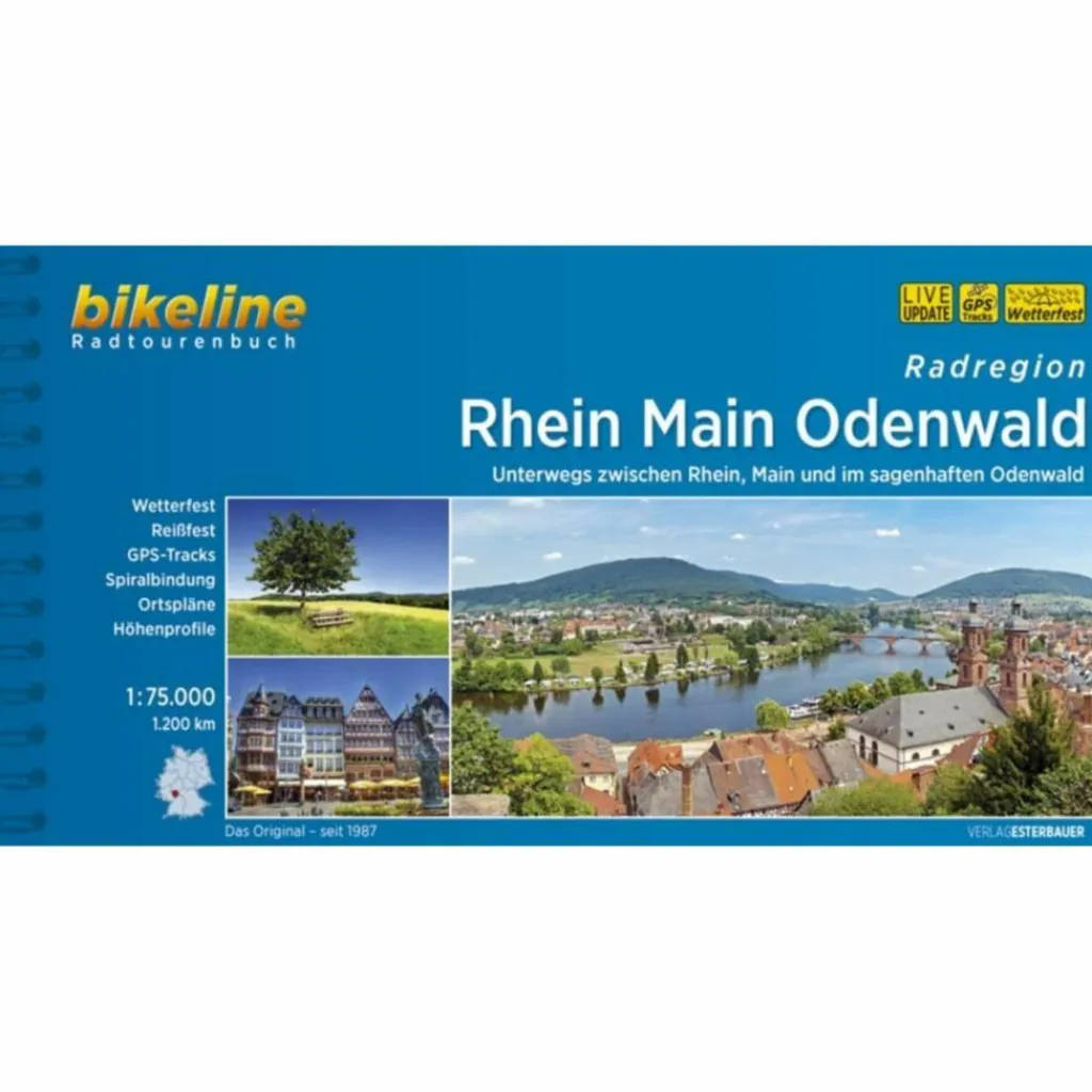 Radwanderführer Und Mountainbikeführer*RHEIN MAIN ODENWALD 1 : 75 000 - Radwanderführer