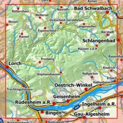 Wanderkarten Und Winterkarten|Wanderkarten Und Winterkarten*RHEINGAU - Wanderkarte