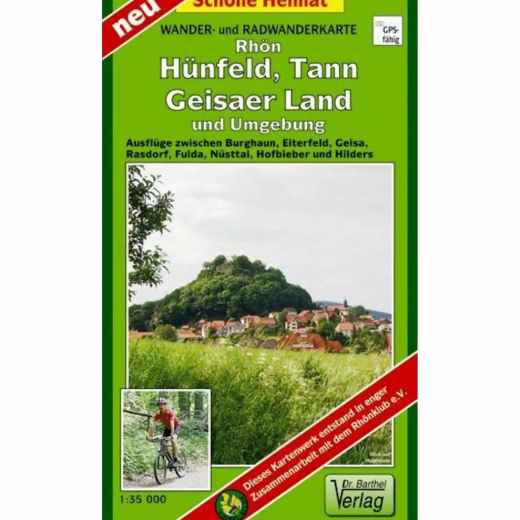 RHÖN, HÜNFELD, TANN, GEISAER LAND UND UM - Wanderkarte^ Fahrradkarten|Wanderkarten Und Winterkarten