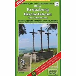 RHÖN, KREUZBERG, BISCHOFSHEIM UND UMGEBU - Wanderkarte^ Fahrradkarten|Wanderkarten Und Winterkarten