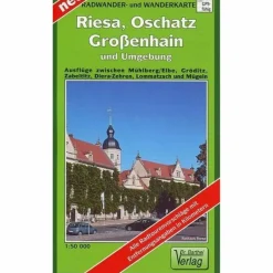 RIESA, OSCHATZ, GROßENHAIN UND UMGEBUNG - Wanderkarte^ Fahrradkarten|Wanderkarten Und Winterkarten