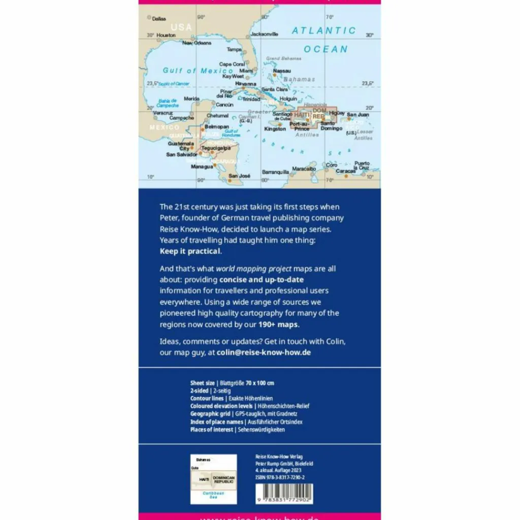 Straßenkarten|Straßenkarten*RKH WMP DOMINIKANISCHE REPUBLIK, HAITI - Straßenkarte