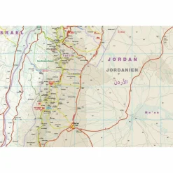 RKH WMP JORDANIEN 1:400.000 - Straßenkarte^ Straßenkarten|Straßenkarten