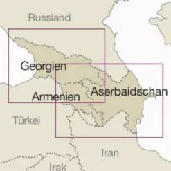 RKH WMP KAUKASUS 1:650.000 - Straßenkarte^ Straßenkarten|Straßenkarten