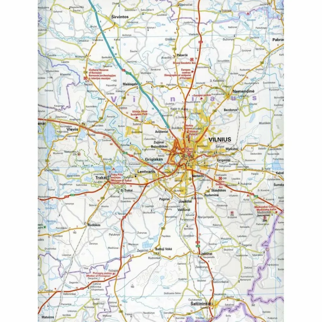 RKH WMP LITAUEN UND KALININGRAD - Straßenkarte^ Straßenkarten|Straßenkarten