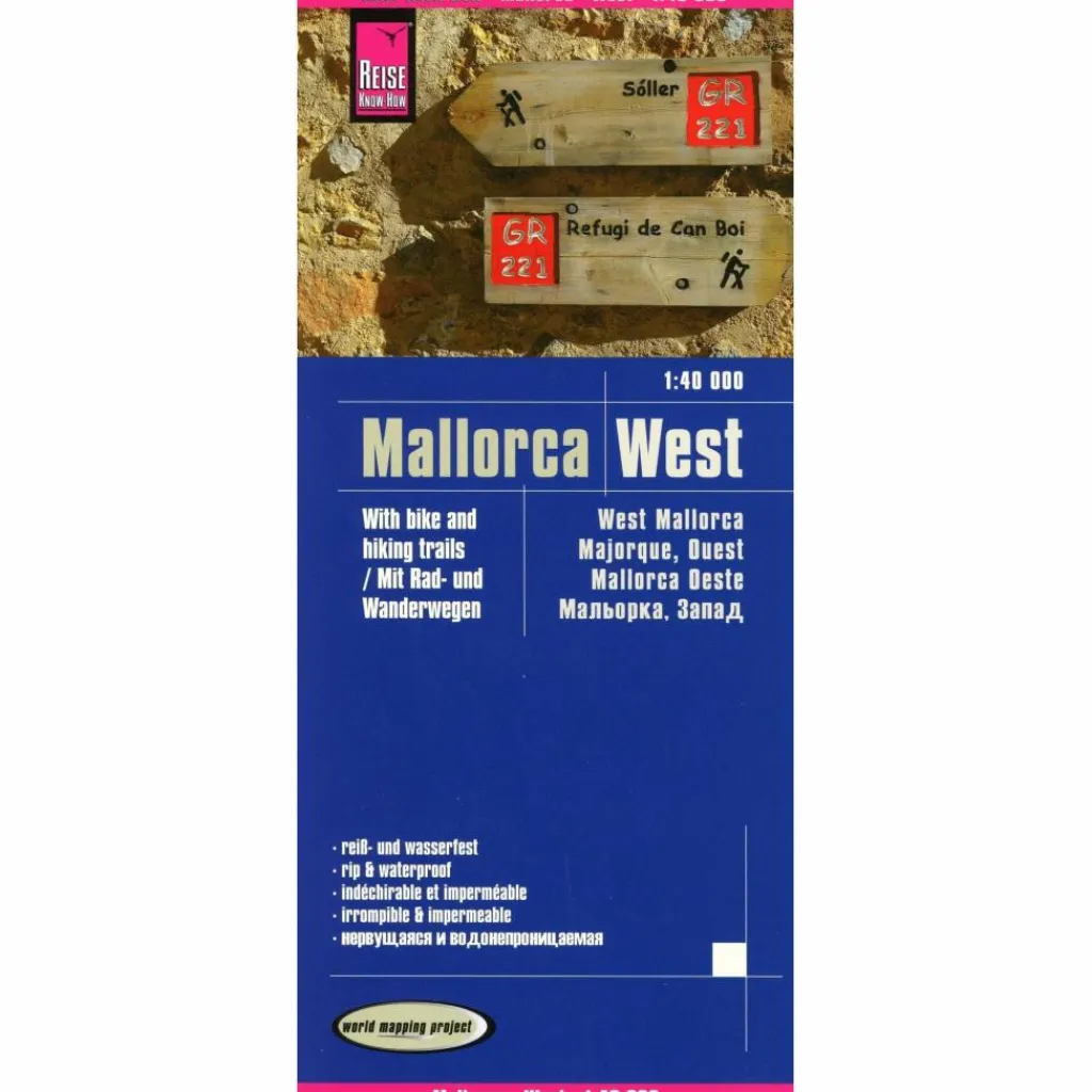 RKH WMP MALLORCA WEST 1:40.000 - Straßenkarte^ Straßenkarten|Wanderkarten Und Winterkarten