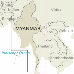 Straßenkarten|Straßenkarten*RKH WMP MYANMAR 1 : 1.500.000 - Straßenkarte