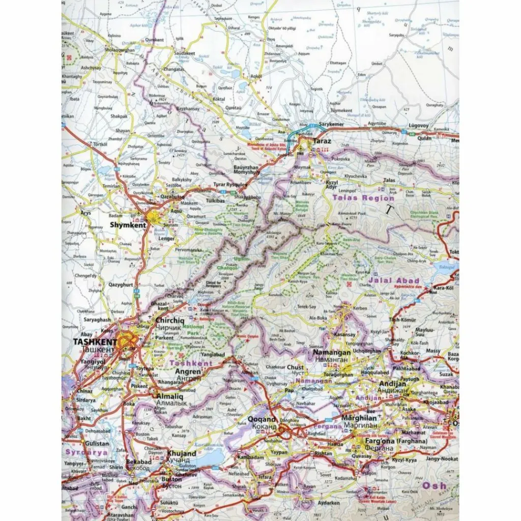 Straßenkarten|Straßenkarten*RKH WMP ZENTRALASIEN 1:1.700.000 - Straßenkarte