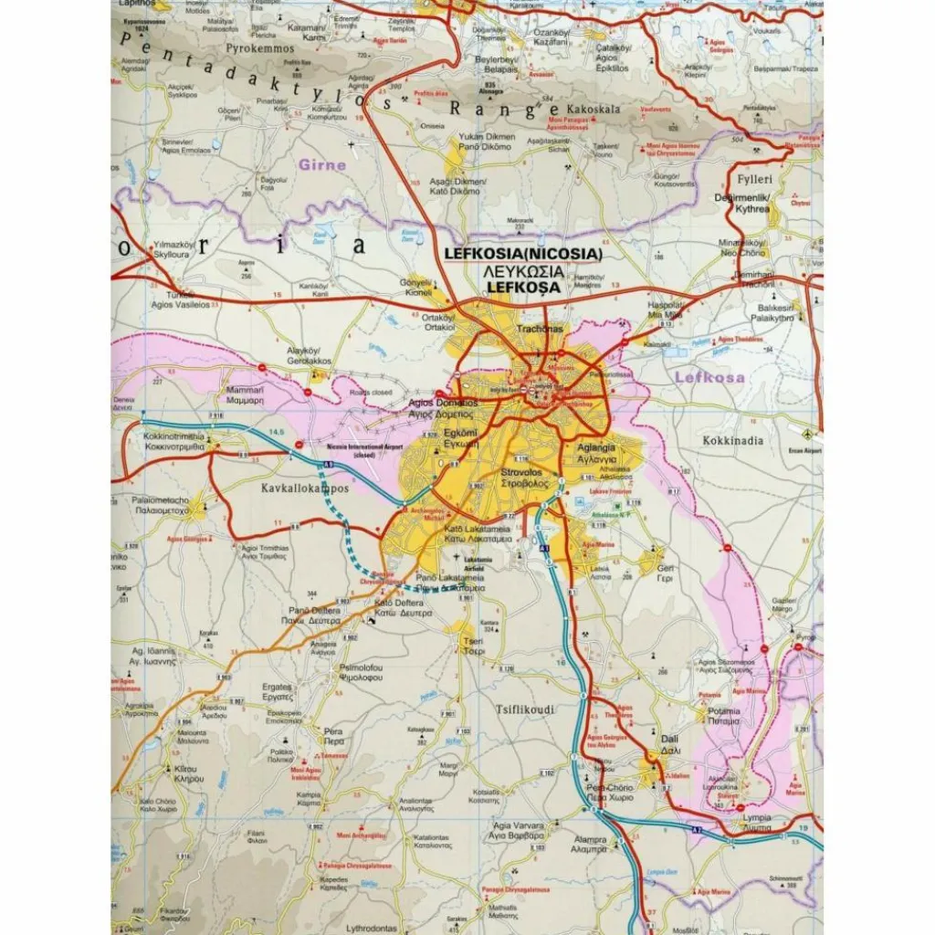 Straßenkarten|Straßenkarten*RKH WMP ZYPERN 1 : 150.000 - Straßenkarte