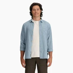 Royal Robbins HEMPLINE SPACED L/S Herren - Outdoor Hemd^Herren Hemden