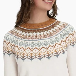 Royal Robbins WESTLANDS FAIRISLE CREW Damen - Strickpullover^Damen Pullover Und Fleecepullover