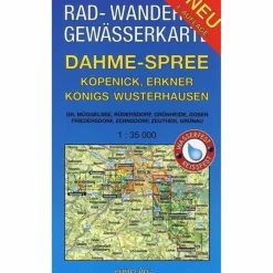 RWG-KARTE DAHME-SPREE - KÖPENICK, ERKNER - Fahrradkarte^ Fahrradkarten|Gewässerkarten