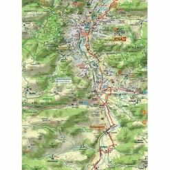 Fahrradkarten|Fahrradkarten*SAALE-RADWANDERWEG 1 : 50 000 - Fahrradkarte