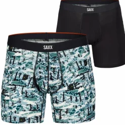 SAXX VIBE XTRA BOXER BRIEF FLY 2PK Herren - Funktionsunterwäsche^Herren Funktionsunterwäsche