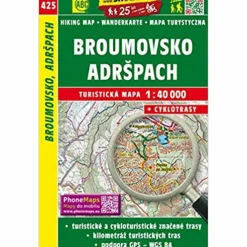 Wanderkarten Und Winterkarten|Wanderkarten Und Winterkarten*SC 425 BROUMOVSKO, ADRSPACH - Wanderkarte