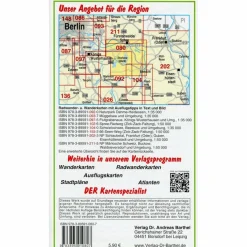 Fahrradkarten|Wanderkarten Und Winterkarten*SCHARMÜTZELSEE, BAD SAAROW UND UMGEBUNG - Wanderkarte