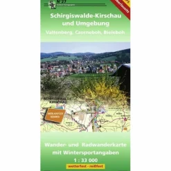 SCHIRGISWALDE U. UMGEBUNG - Wanderkarte^ Fahrradkarten|Wanderkarten Und Winterkarten