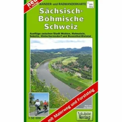 Fahrradkarten|Wanderkarten Und Winterkarten*SÄCHSISCH-BÖHMISCHE SCHWEIZ 1 : 30 000. - Wanderkarte