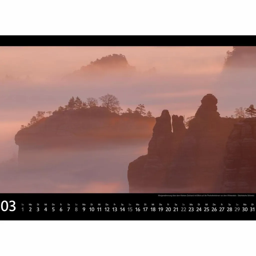 SÄCHSISCHE SCHWEIZ 2026 - Kalender^ Kalender