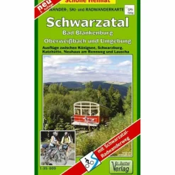 Fahrradkarten|Wanderkarten Und Winterkarten*SCHWARZATAL, BAD BLANKENBURG, OBERWEIßBA - Winterwanderkarte