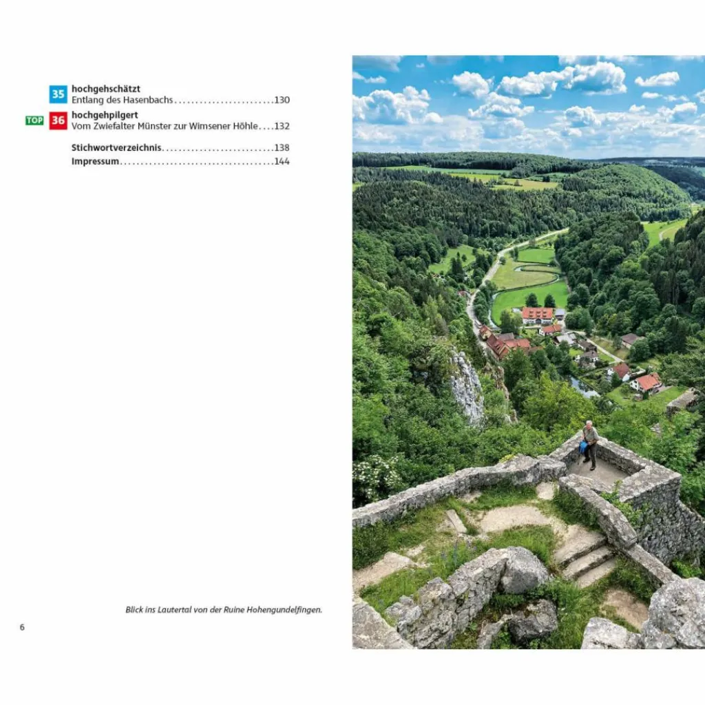 SCHWÄBISCHE ALB: LÖWENPFADE UND HOCHGEHBERGE - Wanderführer^ Wanderführer