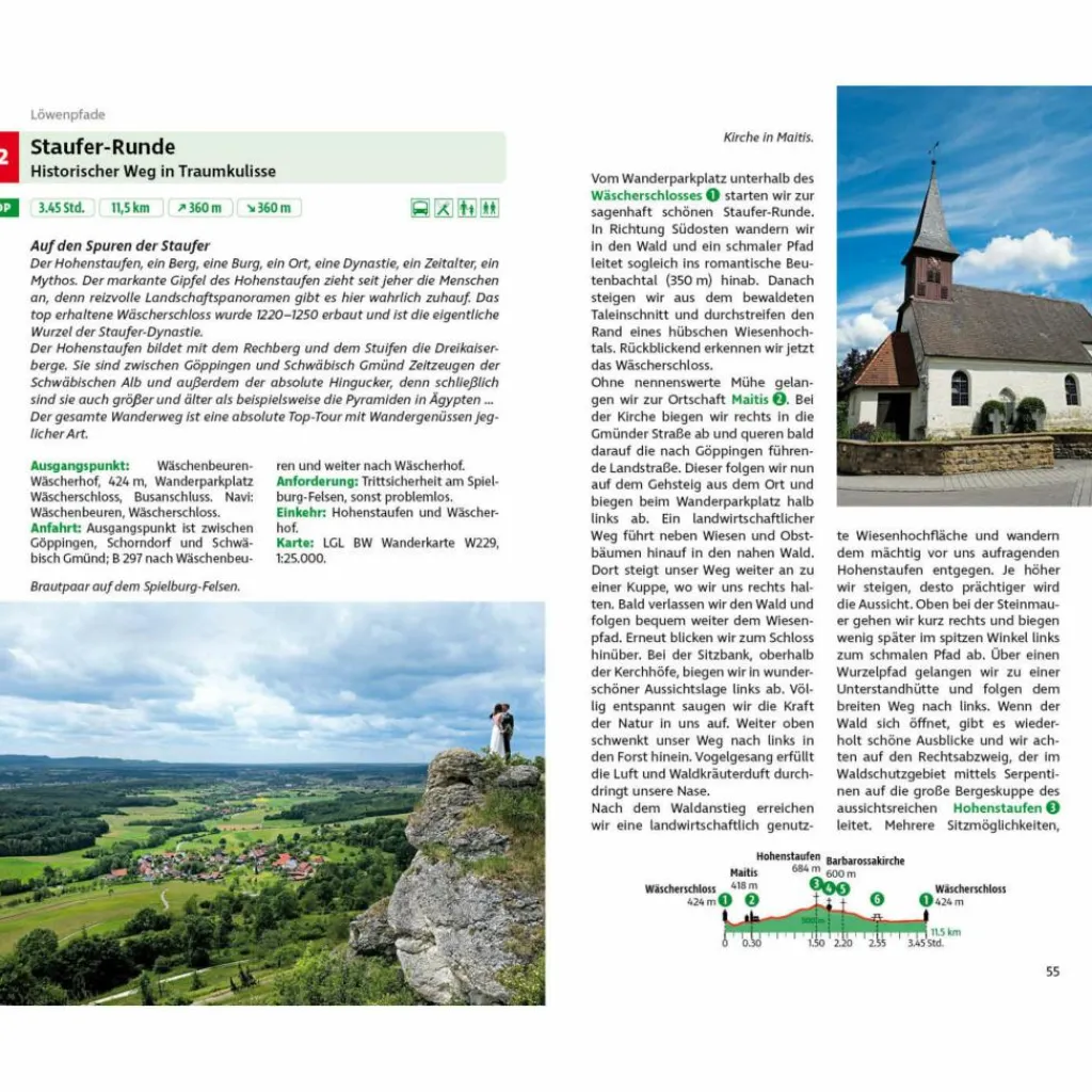 SCHWÄBISCHE ALB: LÖWENPFADE UND HOCHGEHBERGE - Wanderführer^ Wanderführer